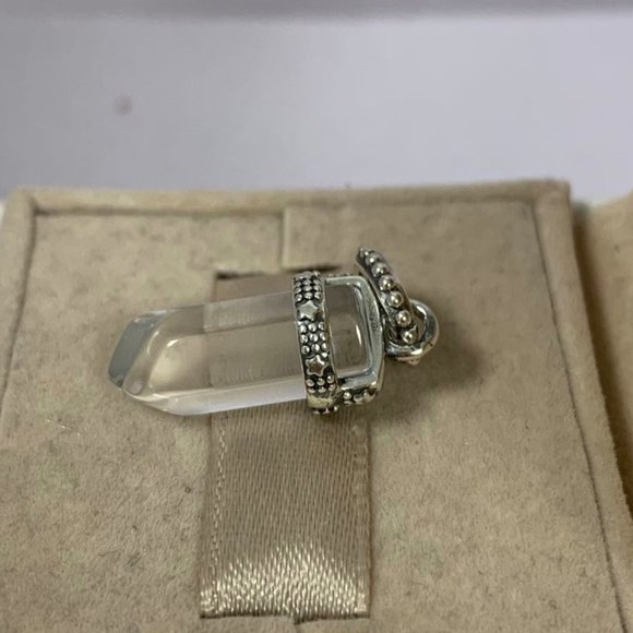 Pandora White Amulet Pendant - Picture 3 of 7